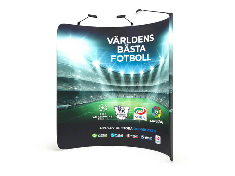 Mässvägg - Softwall Arc